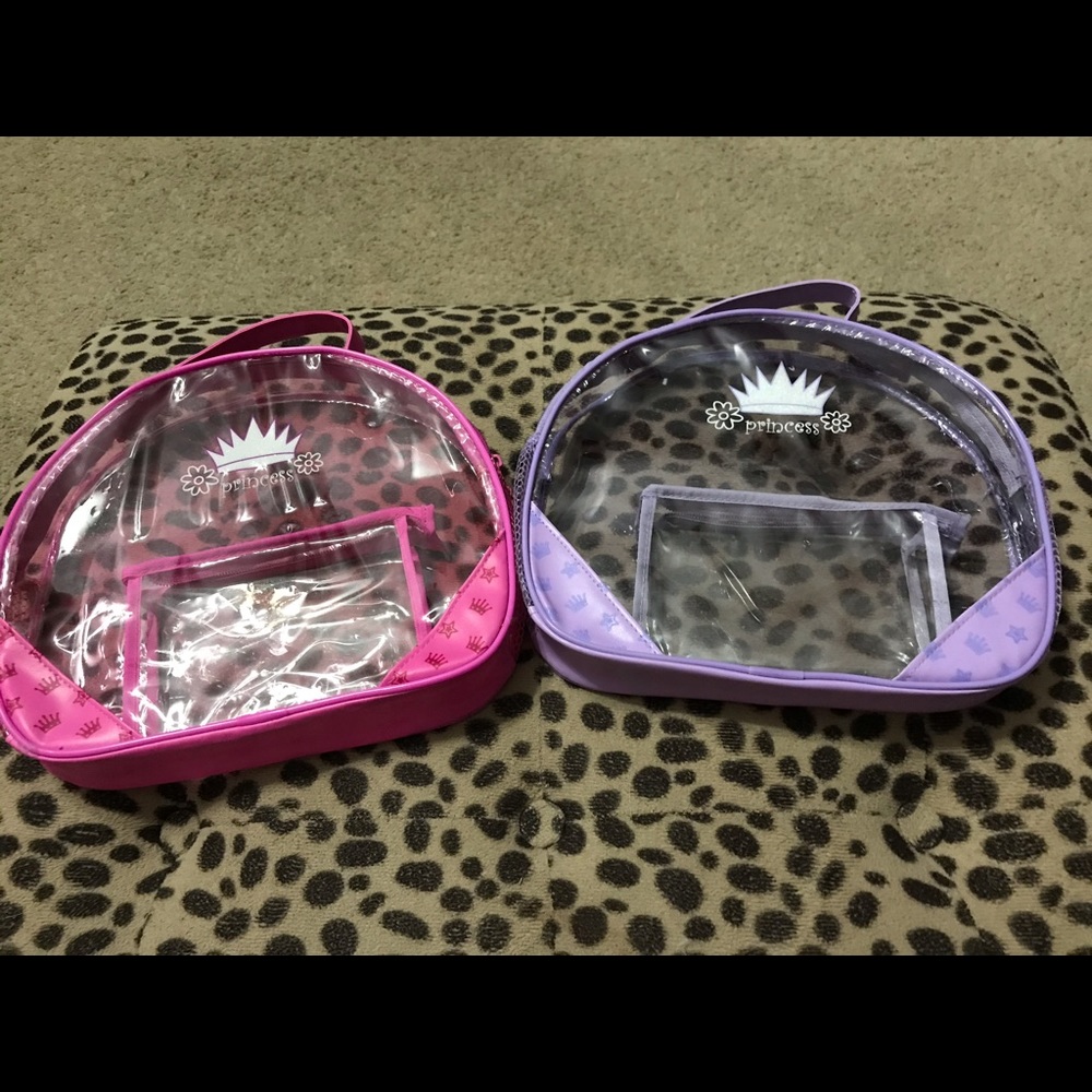 Clear Zippered Cosmetic Bags